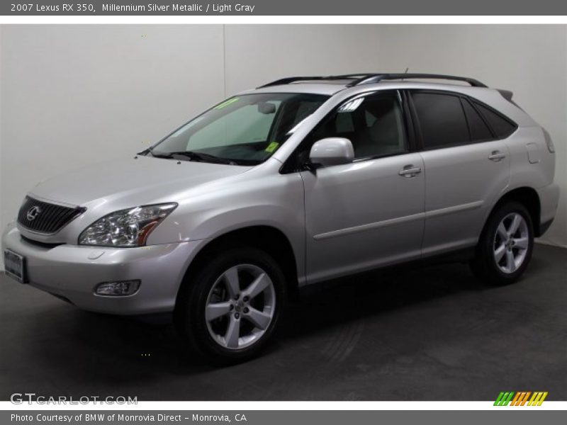 Millennium Silver Metallic / Light Gray 2007 Lexus RX 350