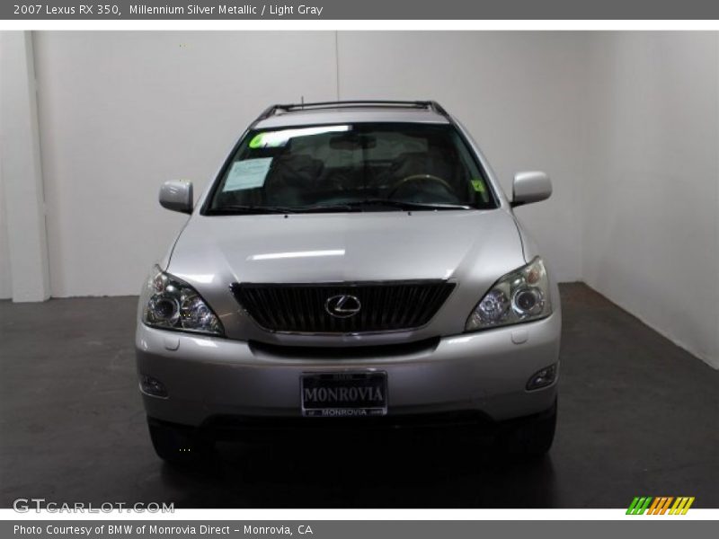 Millennium Silver Metallic / Light Gray 2007 Lexus RX 350