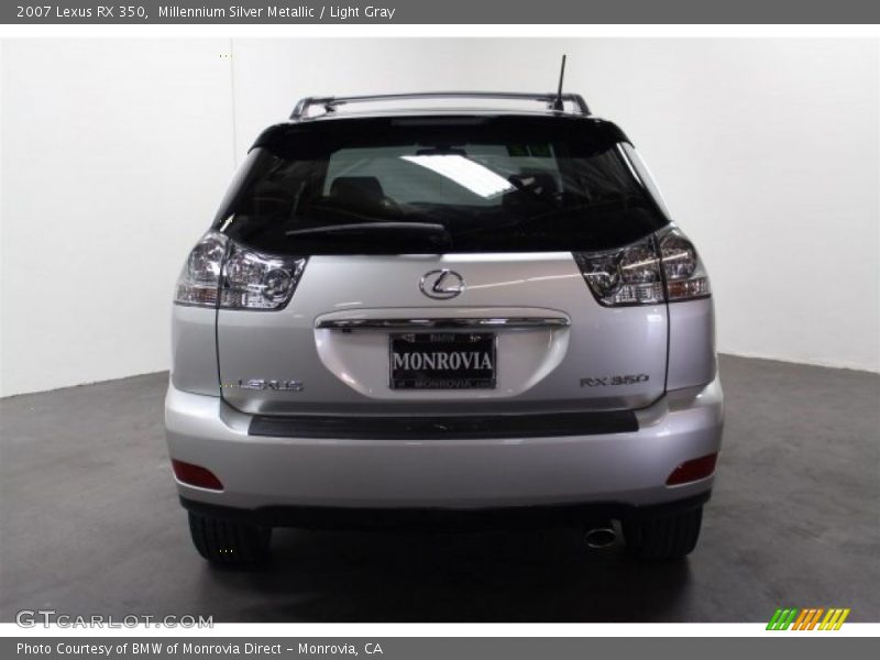 Millennium Silver Metallic / Light Gray 2007 Lexus RX 350
