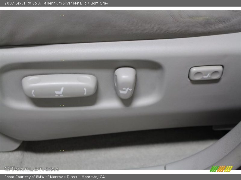 Millennium Silver Metallic / Light Gray 2007 Lexus RX 350
