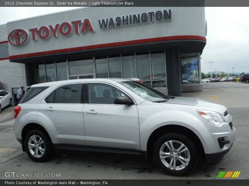 Silver Ice Metallic / Light Titanium/Jet Black 2013 Chevrolet Equinox LS