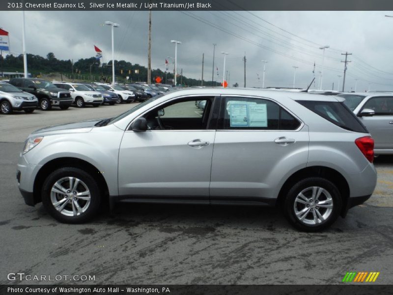 Silver Ice Metallic / Light Titanium/Jet Black 2013 Chevrolet Equinox LS