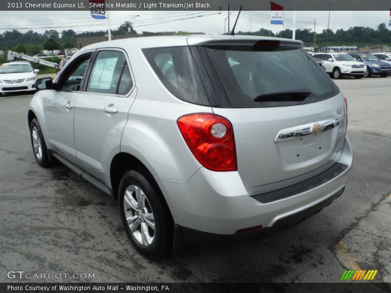 Silver Ice Metallic / Light Titanium/Jet Black 2013 Chevrolet Equinox LS