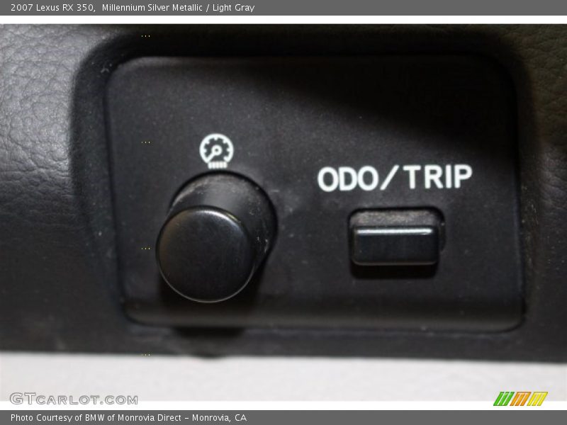 Millennium Silver Metallic / Light Gray 2007 Lexus RX 350