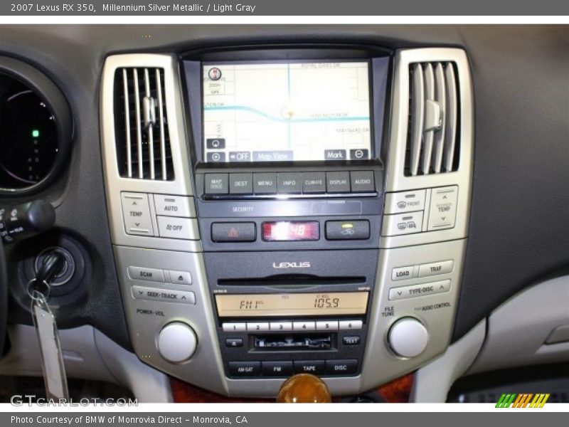 Millennium Silver Metallic / Light Gray 2007 Lexus RX 350