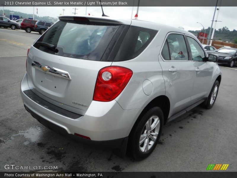 Silver Ice Metallic / Light Titanium/Jet Black 2013 Chevrolet Equinox LS
