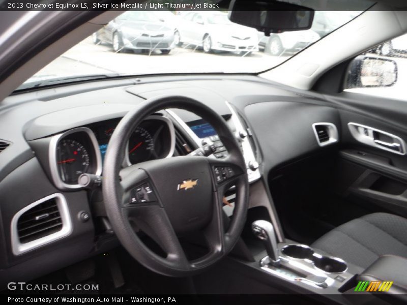 Silver Ice Metallic / Light Titanium/Jet Black 2013 Chevrolet Equinox LS