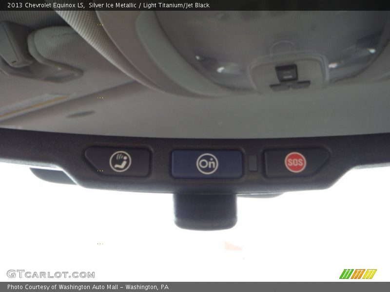 Silver Ice Metallic / Light Titanium/Jet Black 2013 Chevrolet Equinox LS