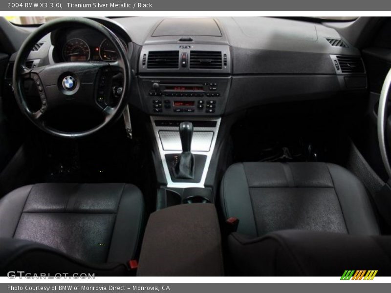 Titanium Silver Metallic / Black 2004 BMW X3 3.0i