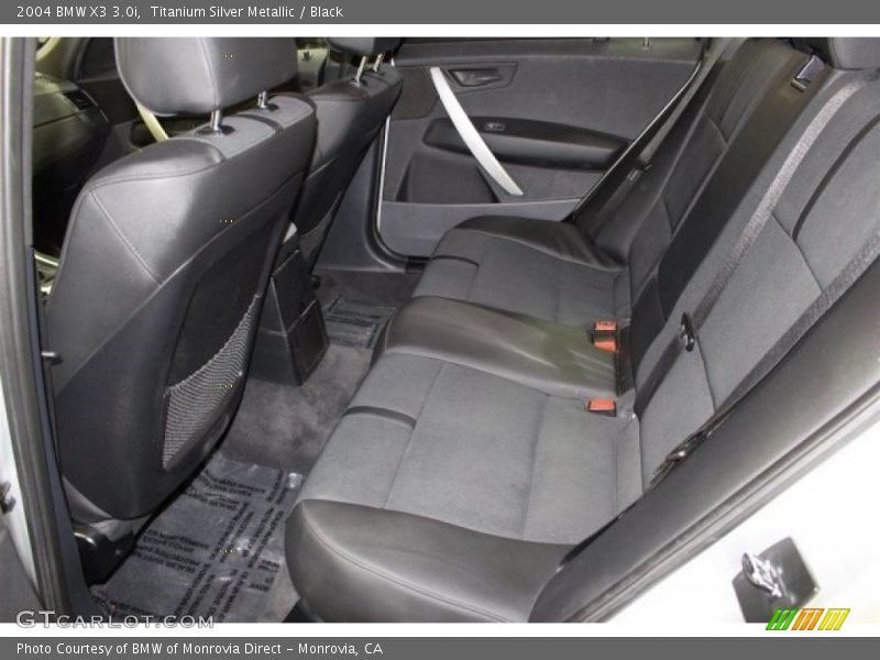 Titanium Silver Metallic / Black 2004 BMW X3 3.0i