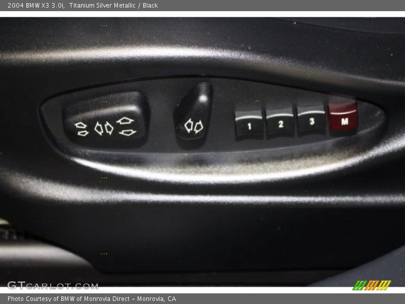 Titanium Silver Metallic / Black 2004 BMW X3 3.0i