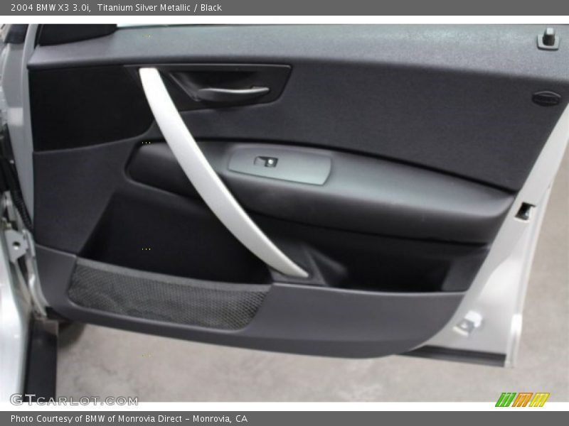 Titanium Silver Metallic / Black 2004 BMW X3 3.0i