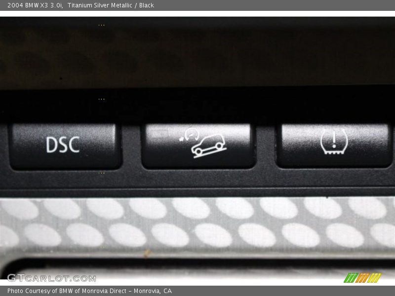Titanium Silver Metallic / Black 2004 BMW X3 3.0i