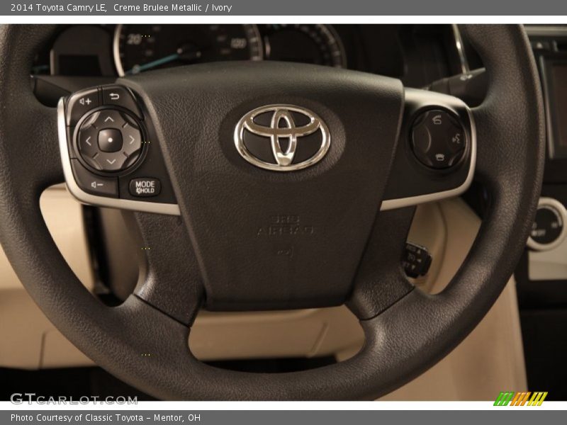  2014 Camry LE Steering Wheel