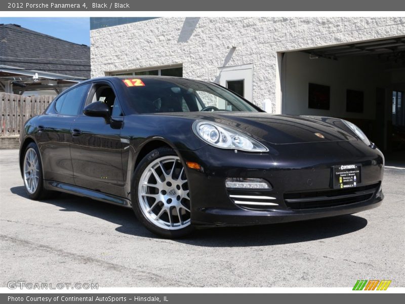 Black / Black 2012 Porsche Panamera 4