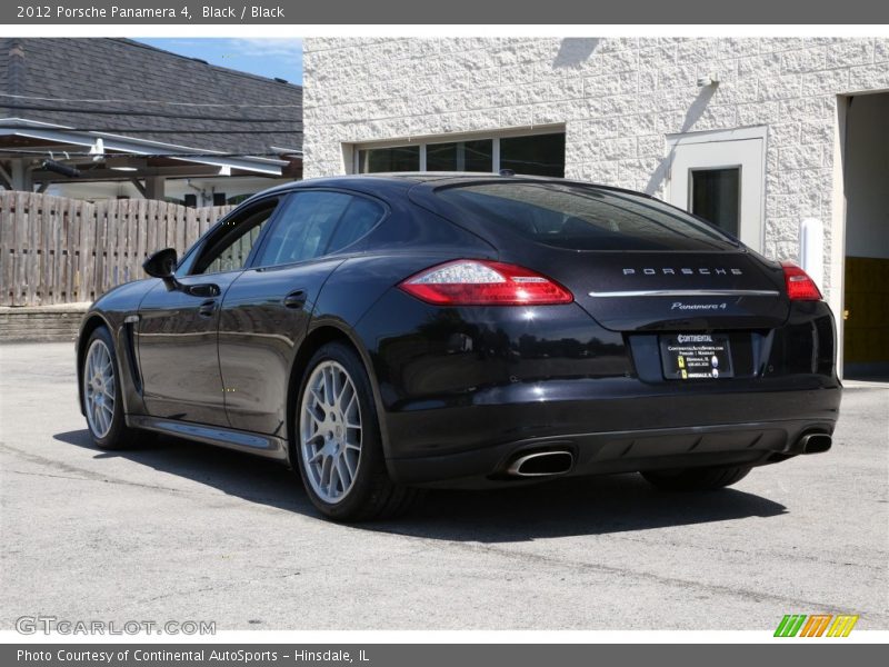 Black / Black 2012 Porsche Panamera 4