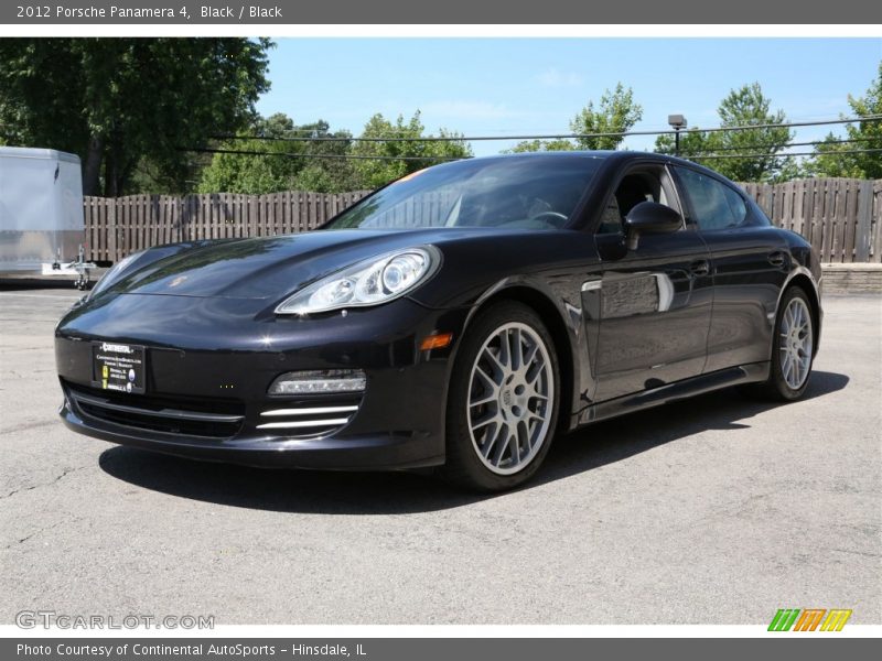 Black / Black 2012 Porsche Panamera 4