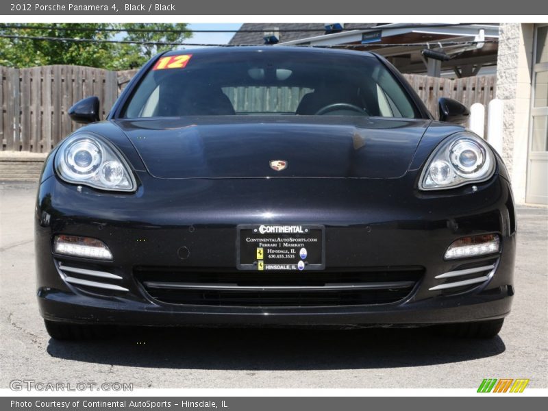 Black / Black 2012 Porsche Panamera 4