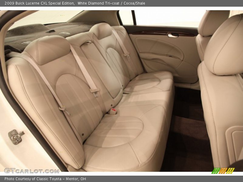 White Diamond Tri-coat / Cocoa/Shale 2009 Buick Lucerne CXL Special Edition