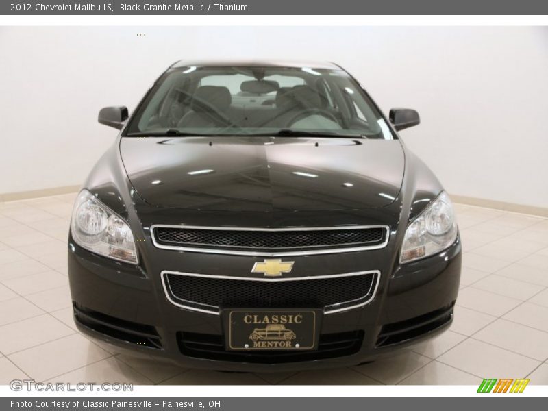 Black Granite Metallic / Titanium 2012 Chevrolet Malibu LS