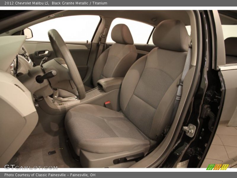 Black Granite Metallic / Titanium 2012 Chevrolet Malibu LS