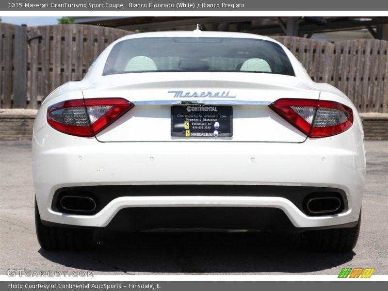 Bianco Eldorado (White) / Bianco Pregiato 2015 Maserati GranTurismo Sport Coupe