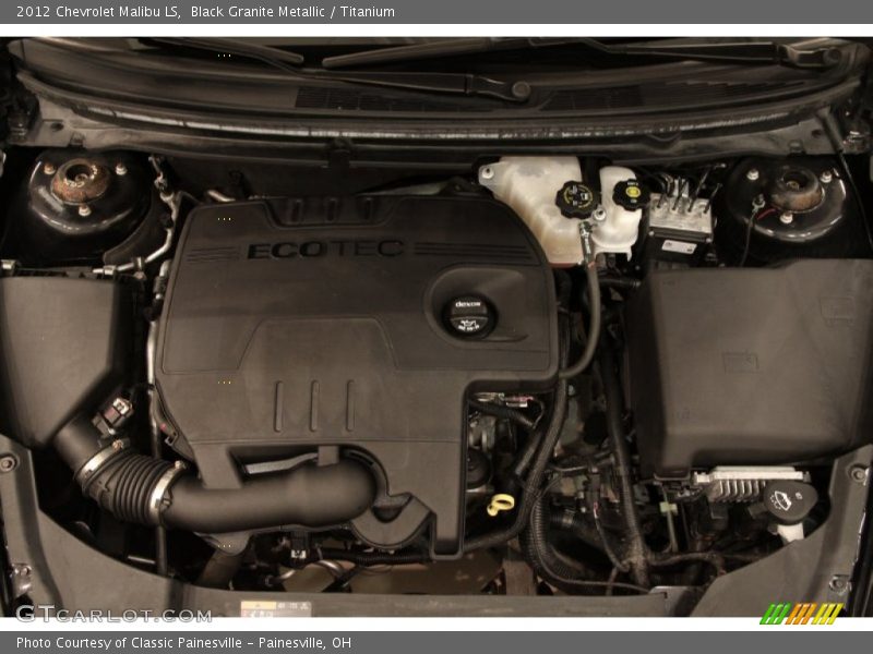 Black Granite Metallic / Titanium 2012 Chevrolet Malibu LS
