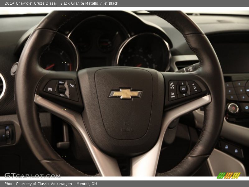 Black Granite Metallic / Jet Black 2014 Chevrolet Cruze Diesel