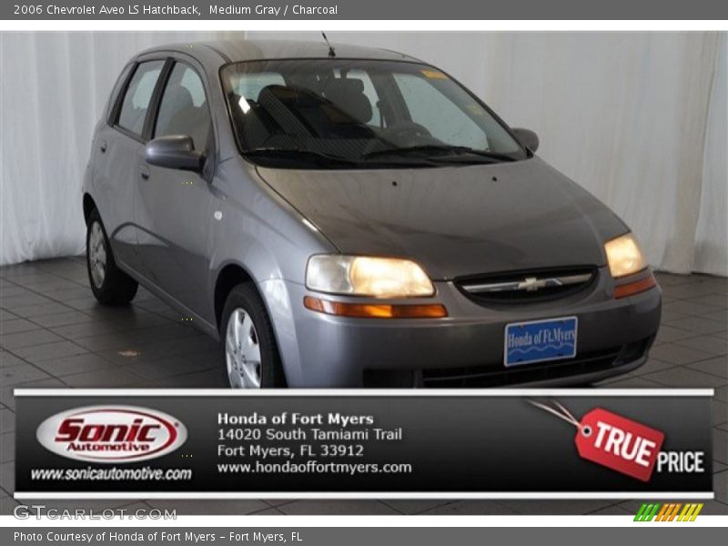 Medium Gray / Charcoal 2006 Chevrolet Aveo LS Hatchback