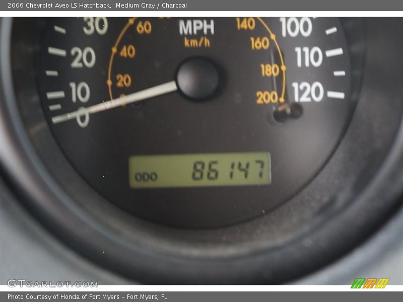 Medium Gray / Charcoal 2006 Chevrolet Aveo LS Hatchback