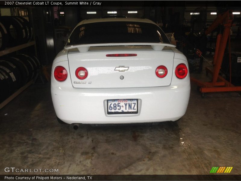 Summit White / Gray 2007 Chevrolet Cobalt LT Coupe