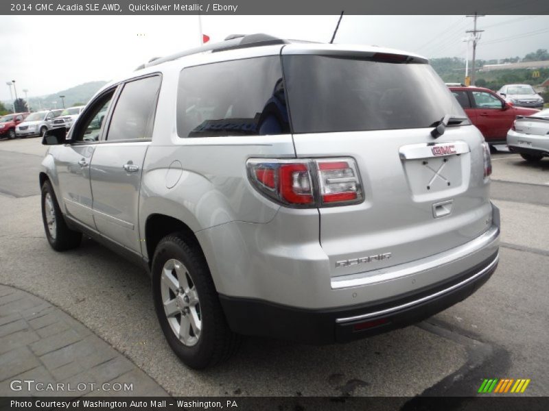 Quicksilver Metallic / Ebony 2014 GMC Acadia SLE AWD