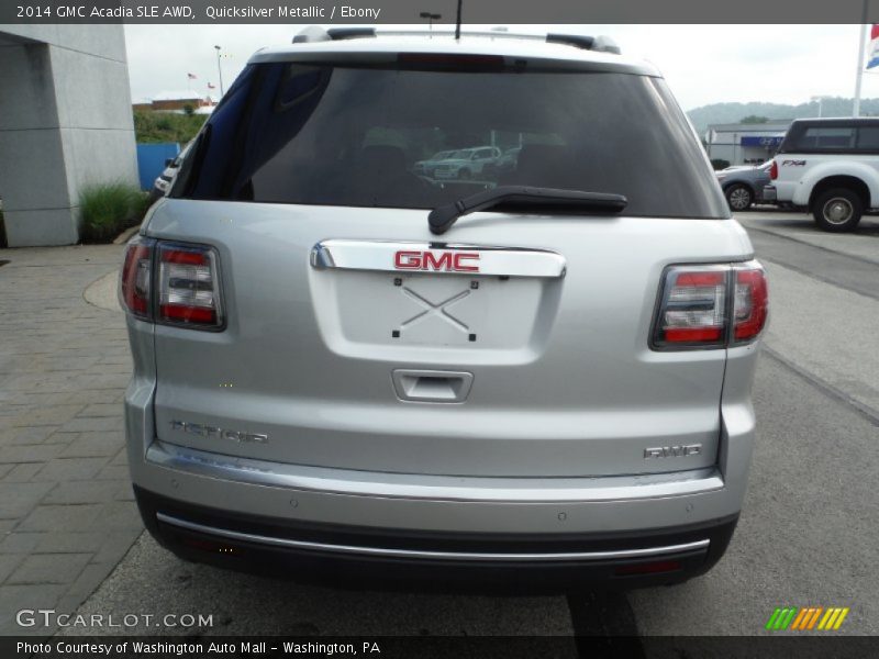 Quicksilver Metallic / Ebony 2014 GMC Acadia SLE AWD
