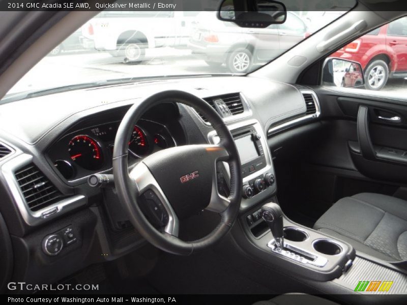 Quicksilver Metallic / Ebony 2014 GMC Acadia SLE AWD