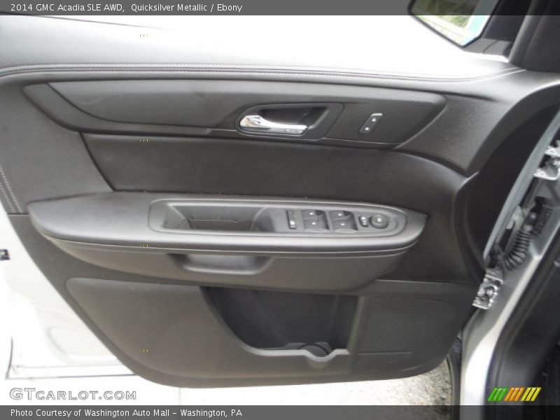 Quicksilver Metallic / Ebony 2014 GMC Acadia SLE AWD