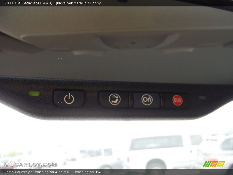 Quicksilver Metallic / Ebony 2014 GMC Acadia SLE AWD