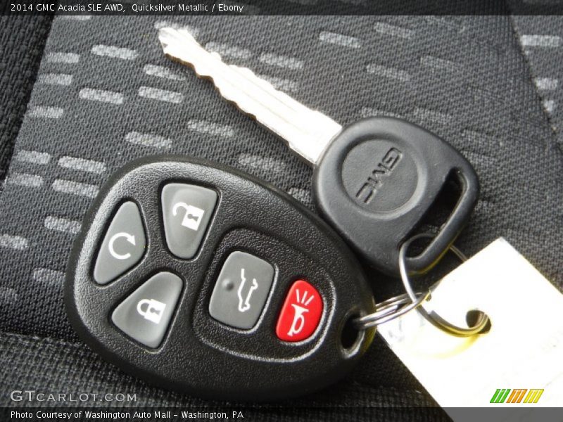 Quicksilver Metallic / Ebony 2014 GMC Acadia SLE AWD