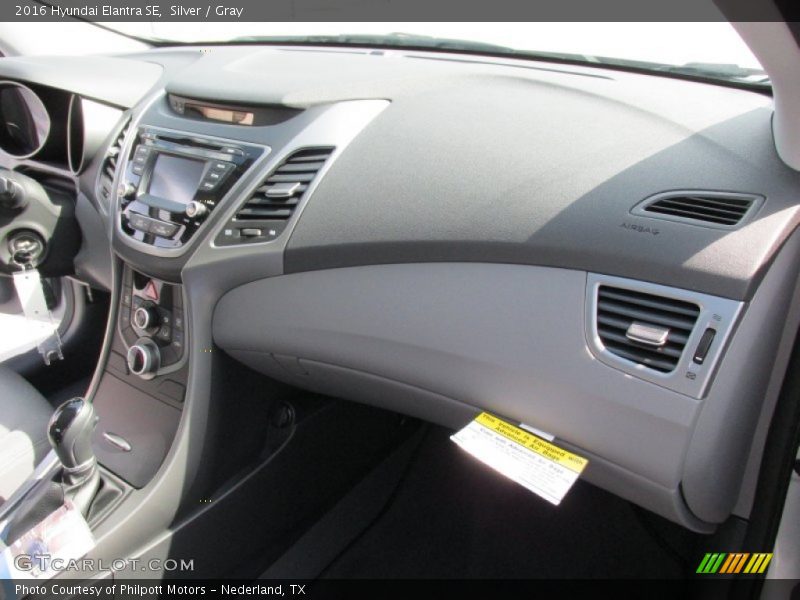 Silver / Gray 2016 Hyundai Elantra SE