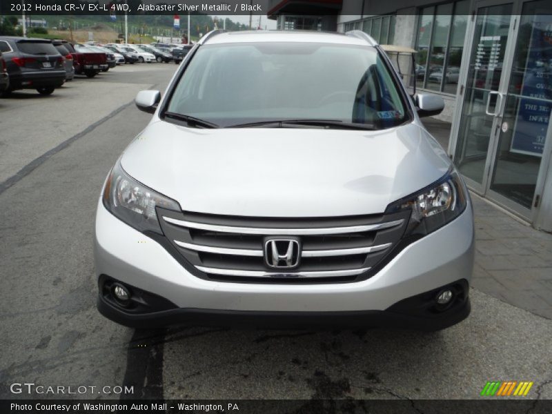 Alabaster Silver Metallic / Black 2012 Honda CR-V EX-L 4WD