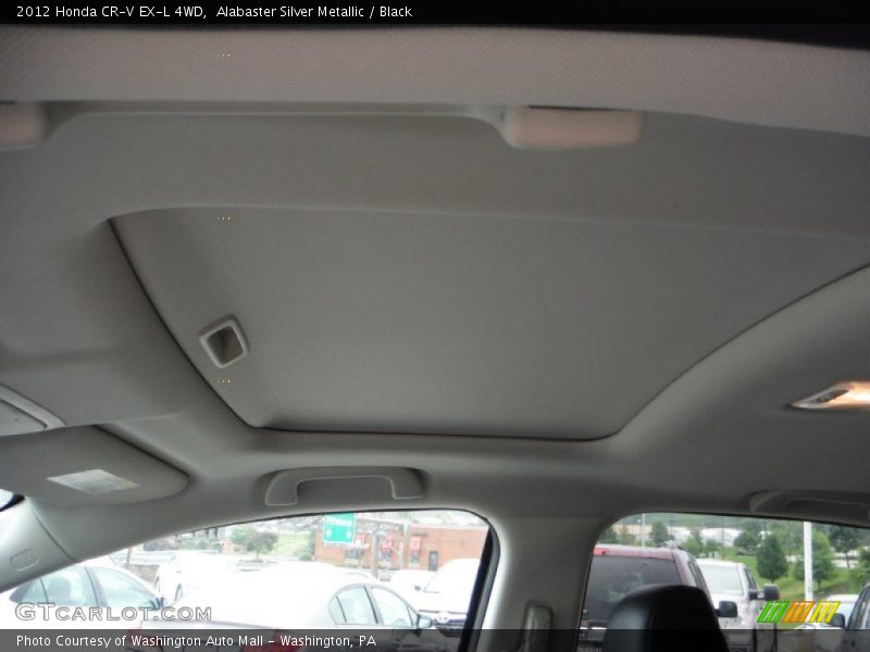 Alabaster Silver Metallic / Black 2012 Honda CR-V EX-L 4WD