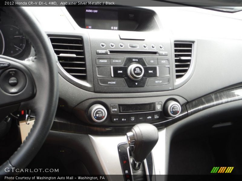 Alabaster Silver Metallic / Black 2012 Honda CR-V EX-L 4WD