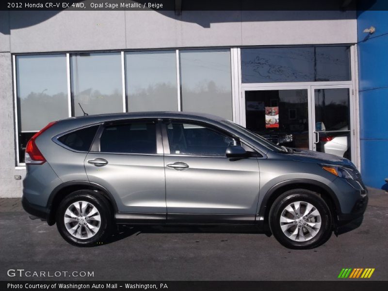 Opal Sage Metallic / Beige 2012 Honda CR-V EX 4WD