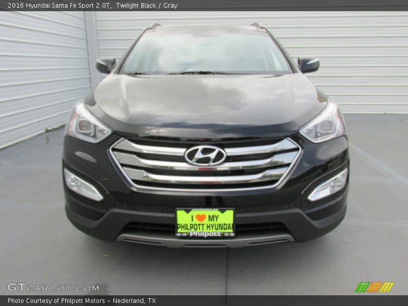 Twilight Black / Gray 2016 Hyundai Santa Fe Sport 2.0T