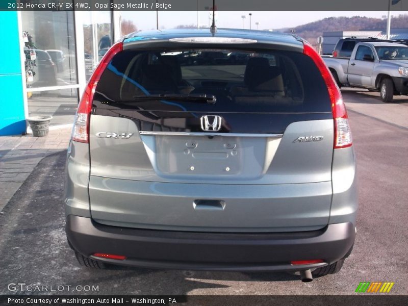 Opal Sage Metallic / Beige 2012 Honda CR-V EX 4WD