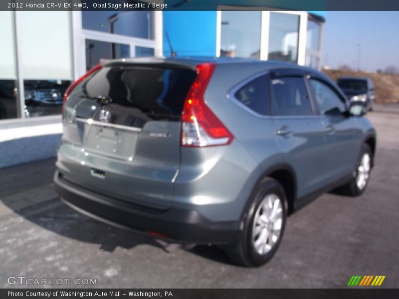 Opal Sage Metallic / Beige 2012 Honda CR-V EX 4WD