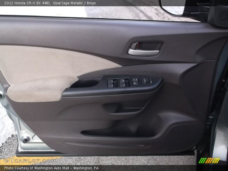 Opal Sage Metallic / Beige 2012 Honda CR-V EX 4WD