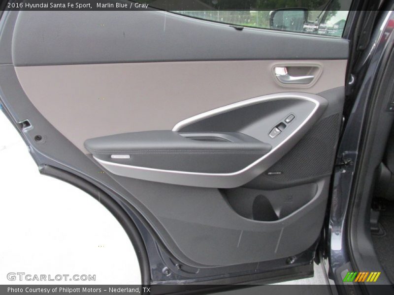 Marlin Blue / Gray 2016 Hyundai Santa Fe Sport