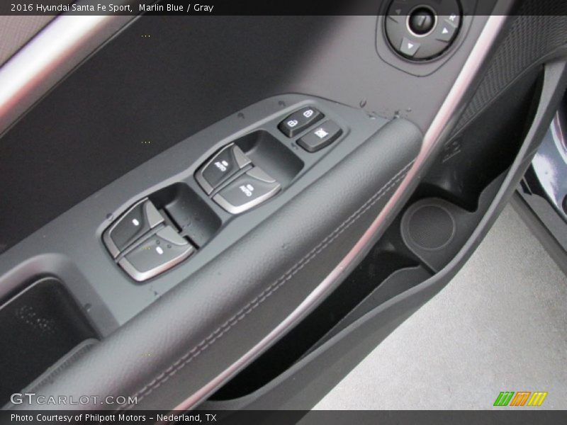 Marlin Blue / Gray 2016 Hyundai Santa Fe Sport