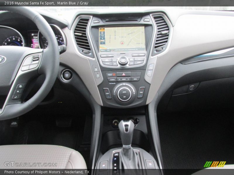 Marlin Blue / Gray 2016 Hyundai Santa Fe Sport