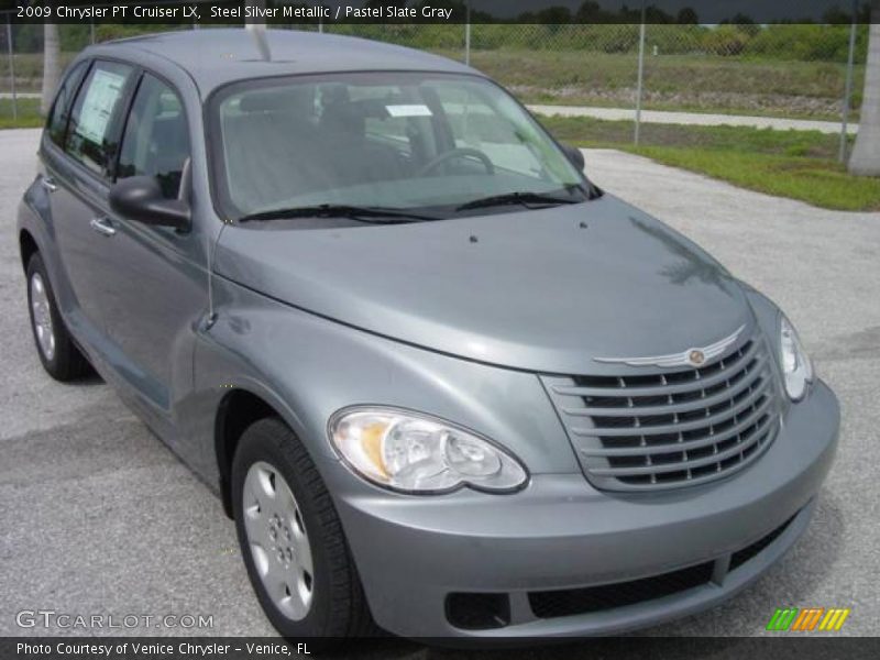 Steel Silver Metallic / Pastel Slate Gray 2009 Chrysler PT Cruiser LX